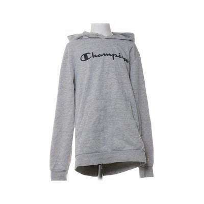 Champion, Kapuzenpullover, Größe: 162/167, Grau, Print, Unisex (Kinder) #LBb