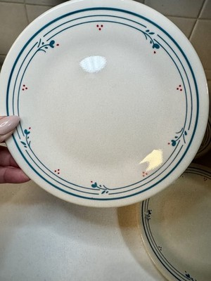 4 Corelle Country Violets Bread Dessert Plates Corning Luncheon Set of 4