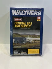 Walthers Central Gas & Supply - Kit  HO Scale Model Railroad Building Sealed