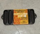 Wagner Cast Iron Corn Cake Pan - Early American Pre-Seasoned *NEW*
