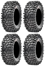Full Set Of Maxxis Roxxzilla Radial 8ply Atv Tires 35x10-14 4