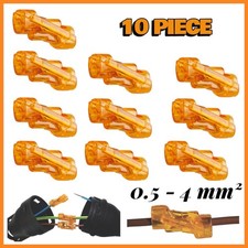 Ideal 30-1042 Splice-Line™ Orange 2 Pole In-Line Cable Connector 10pc
