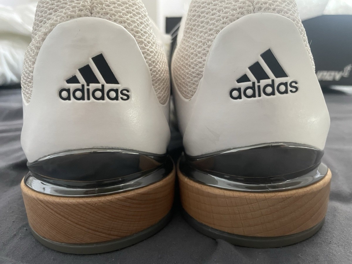 adidas gazelle silver green womens Adidas Adipower 3 Weightlifting Boots - Blue/White