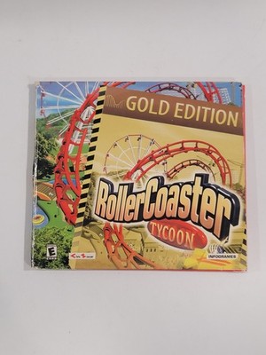 RollerCoaster Tycoon: Gold Edition (PC, 2002) PC CD-ROM  