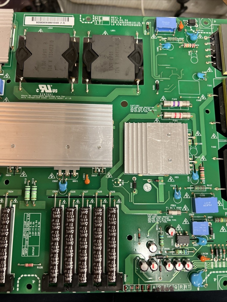 LG 55EA9800 55EA9700 power board EAX64985101 EAY62948601 | eBay