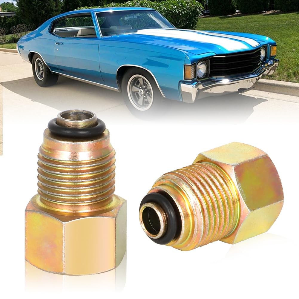 LS Swap Parts Power Steering Line Adapter Fitting Carbon Steel LS Pump To 3/8”