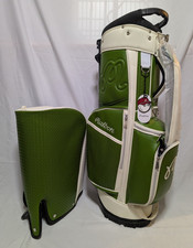  1DAYSHIP  MALBON GOLF Caddy Bag Stand Type Green 3.65kg 5-way JP