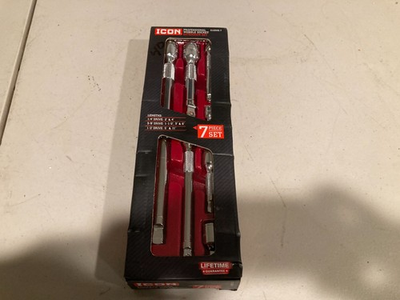 #ad #ad Professional Wobble Socket Extension Set Polished Chrome 3 8quot; 1 2quot; 1 4quot; Drive $64.99