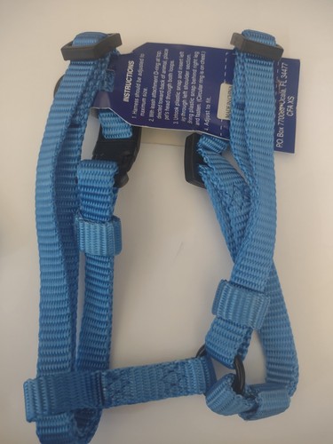 Lot 3 Hamilton Pet Nylon Adjustable Cat Dog Harness Extra Small 10" - 16" Blue - Picture 3 of 9