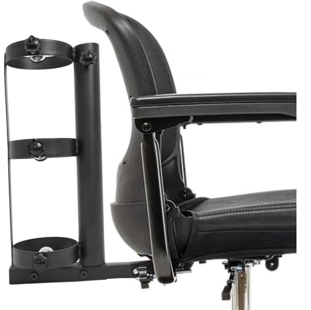 2合1氧气和甘蔗支架适用于移动滑板车和轮椅,适合1"x1"Hitc — 第 4/4 张图片