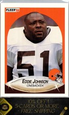 1990 Fleer Update #U-32 Eddie Johnson
