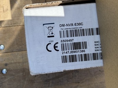New - Crestron DM-NVX-E30C 4K60 4:4:4 HDR Network  AV over IP Encoder Card
