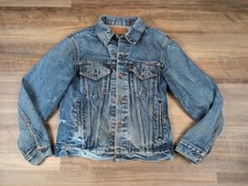 Vintage Levi’s 80s Distressed Grunge Denim Jacket 70506-0216 Made in USA Small-e