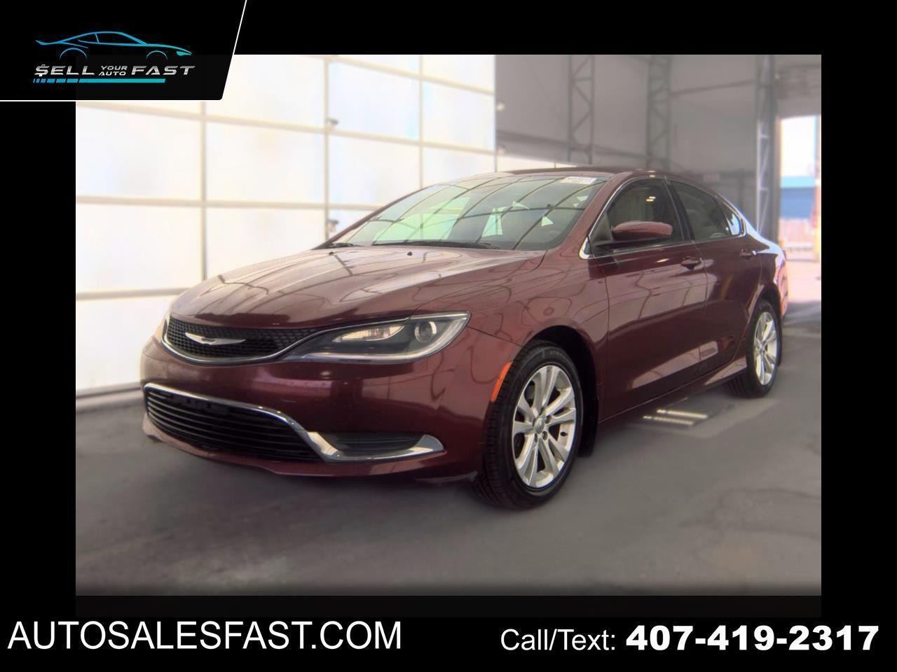 2015 Chrysler 200 LIMITED 4DR SEDAN FWD