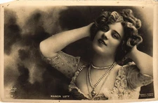 Old postcard AK Manon Loty THEATRE STARS (1448075)