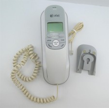 AT T TR1909 Trimline Corded Landline Telephone w/ Caller ID/Call Waiting - White