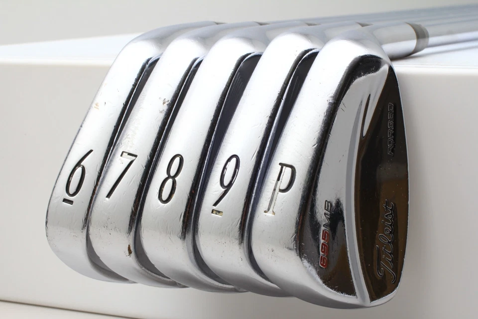 Juego de hierros Titleist FORGED 695 MB de 5 piezas 6-7-8-9-PW Stiff Flex DG S200 eje hierros diestro Foto 3 de 4