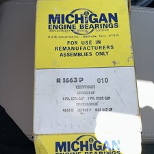 Michigan R1663p Main Bearings Std 1967-91 Chevrolet 262 267 302 305 307 327 350