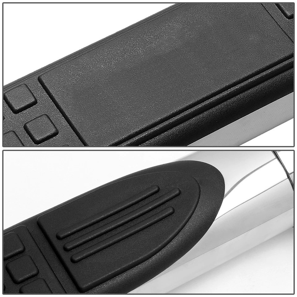 POLISHED 3" SIDE STEP BAR FOR 1999-2016 CHEVY/GMC SILVERADO/SIERRA EXT/CREW CAB - Image 2 of 4