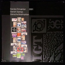 Denmark Danmark D&auml;nemark Year Book gebund. 2001 Briefmarken-Jahrbuch
