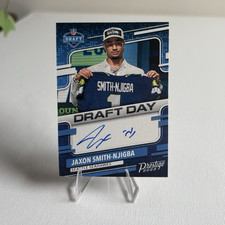 Panini Prestige Draft Day TRUE AUTO Rookie Jaxon Smith-Njigba Seahawks DDS-JSN