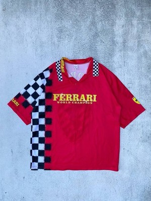Ferrari Racing Shirt World Champion Italy XL Vintage Double Size Printed