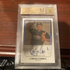 2012 Bowman Draft Perfect Game  CARLOS COREA Auto /235 BGS 9.5/10 GEM MINT