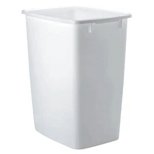 Rubbermaid 35Qt White Wastebasket