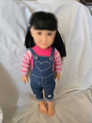 18” Doll By Adora Amazing Girls Asian-American Zoe Jean Bib