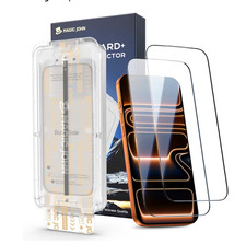 MAGIC JOHN 3rd Gen Upgraded for iPhone 17 Pro Max Screen Protector 6.9 Inch 2 Pk