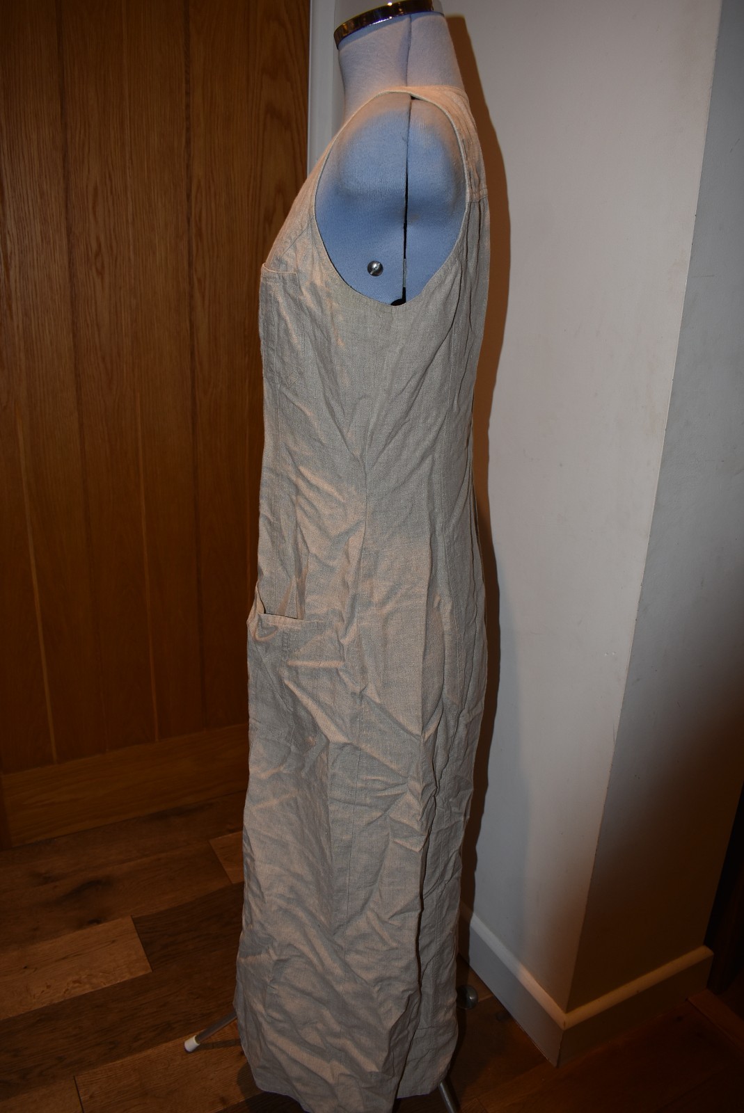 PATSY SEDDON Natural Colour Linen Sleeveless Dres… - image 11