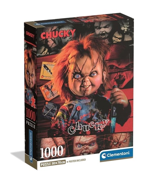 Clementoni Puzzle Mit 1000 Teilen HORROR-MOVIES-CHUCKY-image