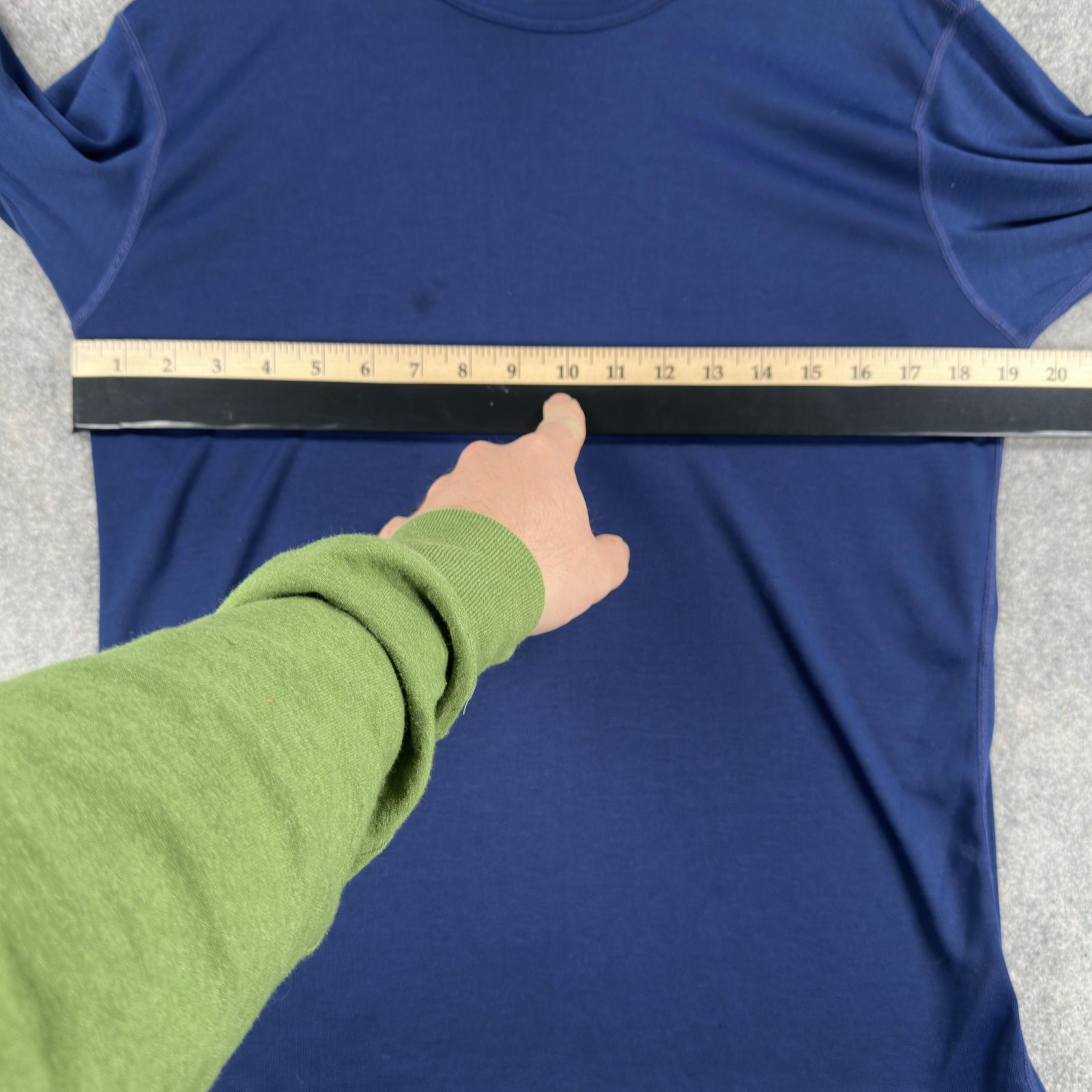 Vintage Patagonia Capilene Shirt Mens Large Blue Long Sleeve Base Layer USA 90s thumbnail 7