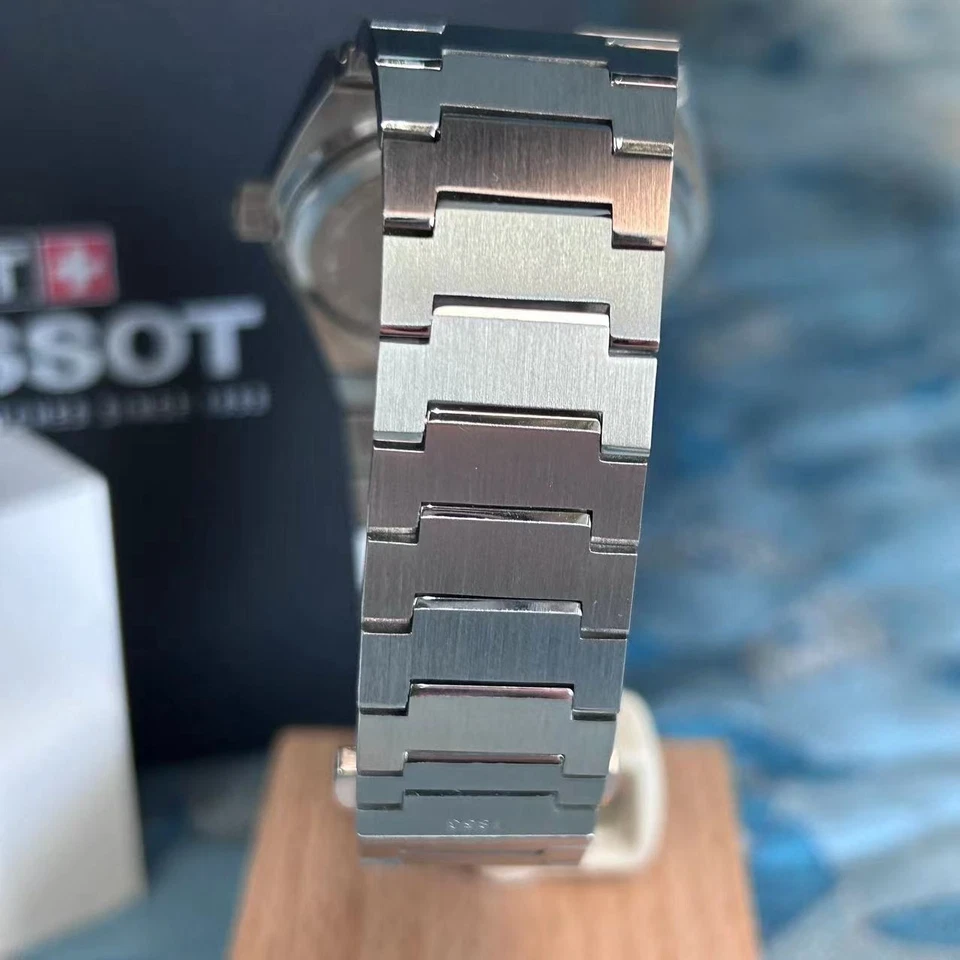 Reloj de cuarzo para hombre Tissot PRX esfera verde acero inoxidable 40 mm T137.410.11.091.00 Foto 3 de 4