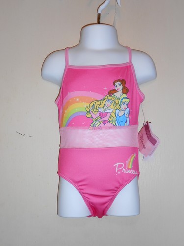 Disney Princess Toddler Girls One Piece Racerback Bathing Suit + Cover-Up 2T - Picture 3 of 4