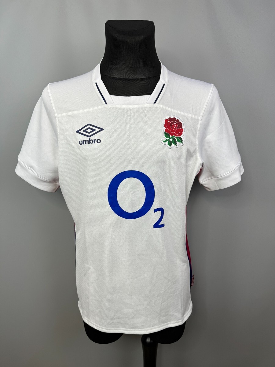 ENGLAND 2021 2022 RUGBY JERSEY WORLD CUP SHIRT UMBRO MENS SIZE L