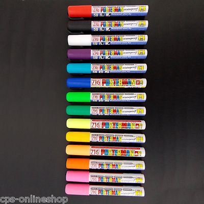 ZIG Posterman Kreidemarker Tafelstift Flüssigkreide 2-6 mm Spitze - Farbe wählen