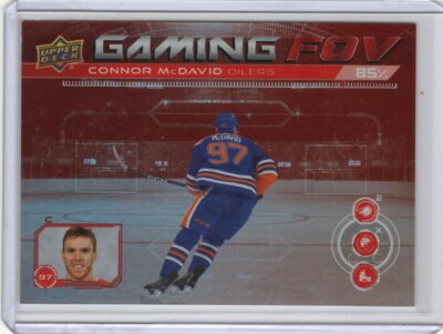 2024-25 Upper Deck #GFOV-20 Connor McDavid Gaming FOV