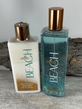 2 pc NEW Bath  Body Works AT THE BEACH fragrance mist-lotion set SEALED