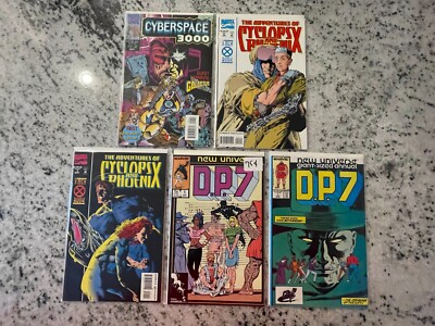 5 Comic Books DP7 # 1 1 + Cyclops & Phoenix # 1 2 + Cyberspace 3000 # 1 NM RH23