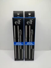 2 PACK e.l.f. Elf Length & Volume Black Waterproof Mascara 81801 - SEALED NEW