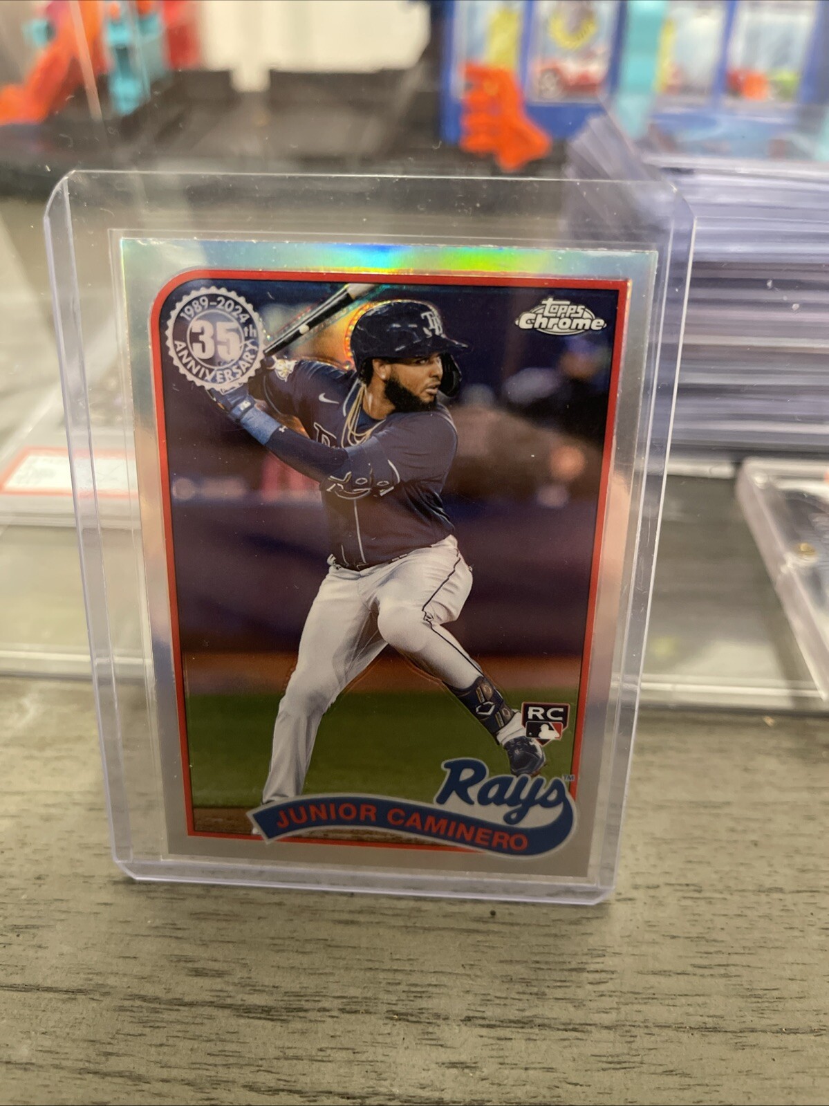 2024 Topps Chrome - 1989 Topps Baseball #89CB-15 Junior Caminero (RC)