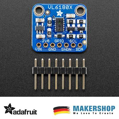 Adafruit VL6180X Sensor Time of Flight Distance Distanz VL6180 5-200mm Arduin...