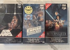 NOS Star Wars Trilogy - Factory Sealed VHS Watermarks - Ready For Grading 90+