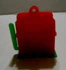 CASINO COLLECTIBLE MINI, SMALL, TINY, LITTLE PLASTIC SLOT MACHINE RED  works  — photo 2