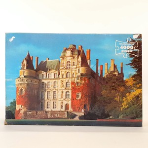 Vintage Waddingtons 4000 Piece Jigsaw Puzzle Chateau De Brissac France 57x38 Ebay