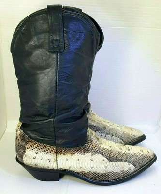 snake skin work boots