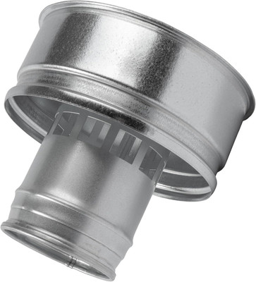 4 Inch Roofing Rain Cap - Galvanized Steel round Roof Vent Cover - All Weather H