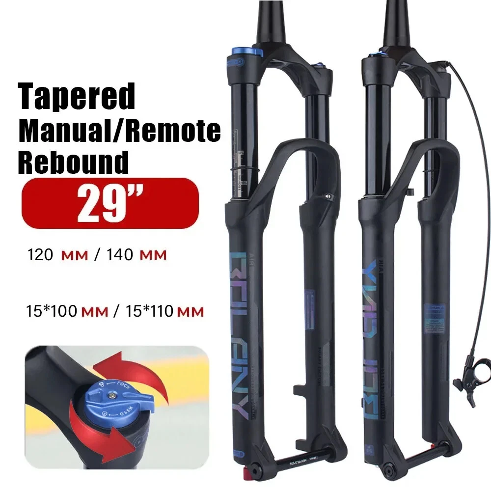 Fourche VTT RST 29 POUCES - Débattement 100mm - Axe Traversant 15x100 - BKO