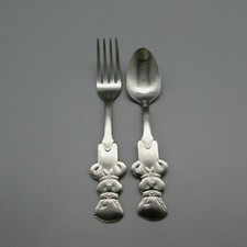 Oneida Stainless Flatware - PILLSBURY DOUGHBOY -  2pc Youth / Child Set New